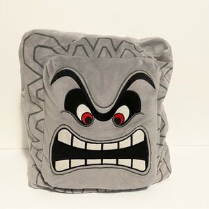 Super Mario Bros Thwomp 12” Official Pillow Plush Little Buddy 2012